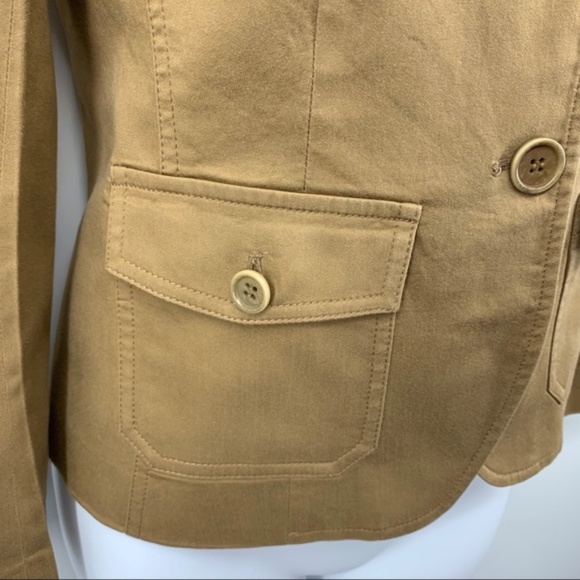 Theory women’s brown three button jacket/blazer, 0 - Picture 5 of 8